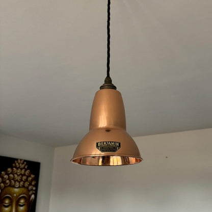 Alby - Solid Copper Lampshade Pendant Set Light - 6 Inch