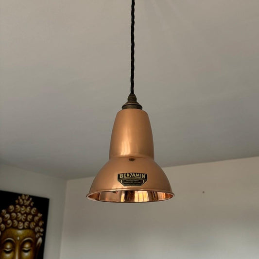 Alby - Solid Copper Lampshade Pendant Set Light - 6 Inch