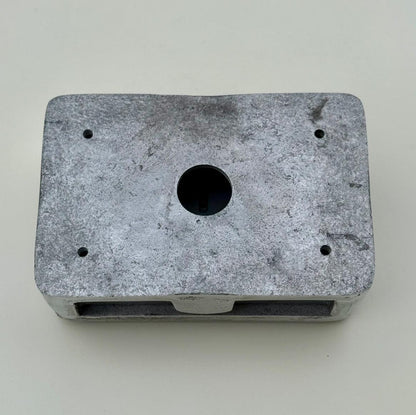 Double Mirror FinishDouble Switched 13A Power Socket 230V 2 Gang 2G Socket Cast Metal Conduit Switch Industrial - BS EN Approved Vintage