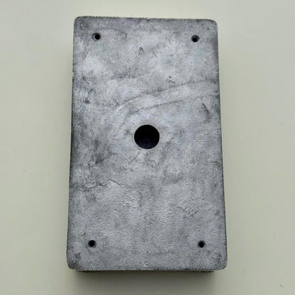 8 Gang 2 Way Solid Cast Metal Conduit Light Switch Industrial - Vintage Crabtree