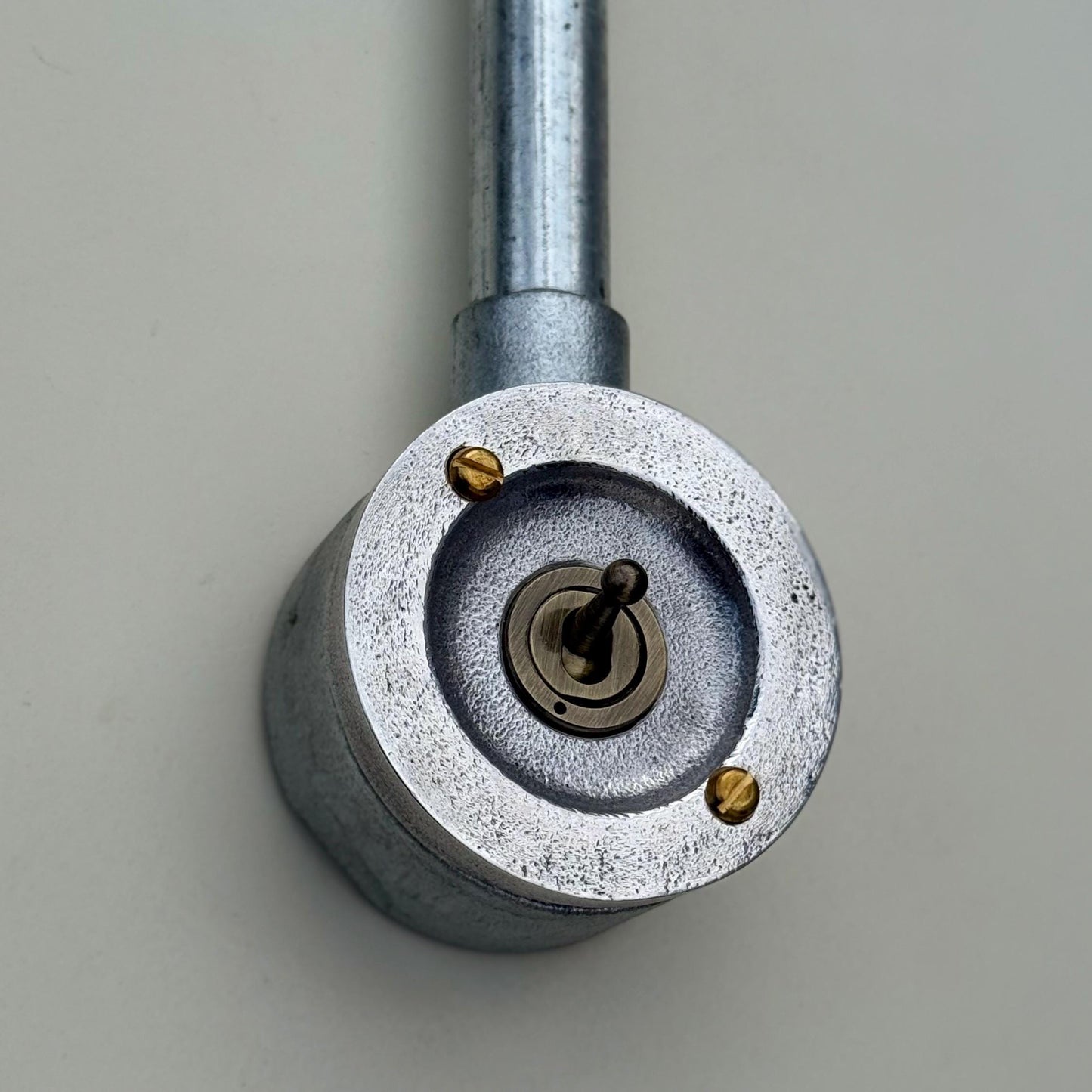 Single Gang Solid Cast Conduit Metal Conduit Light Switch Industrial 2 Way - BS EN Approved Vintage Crabtree