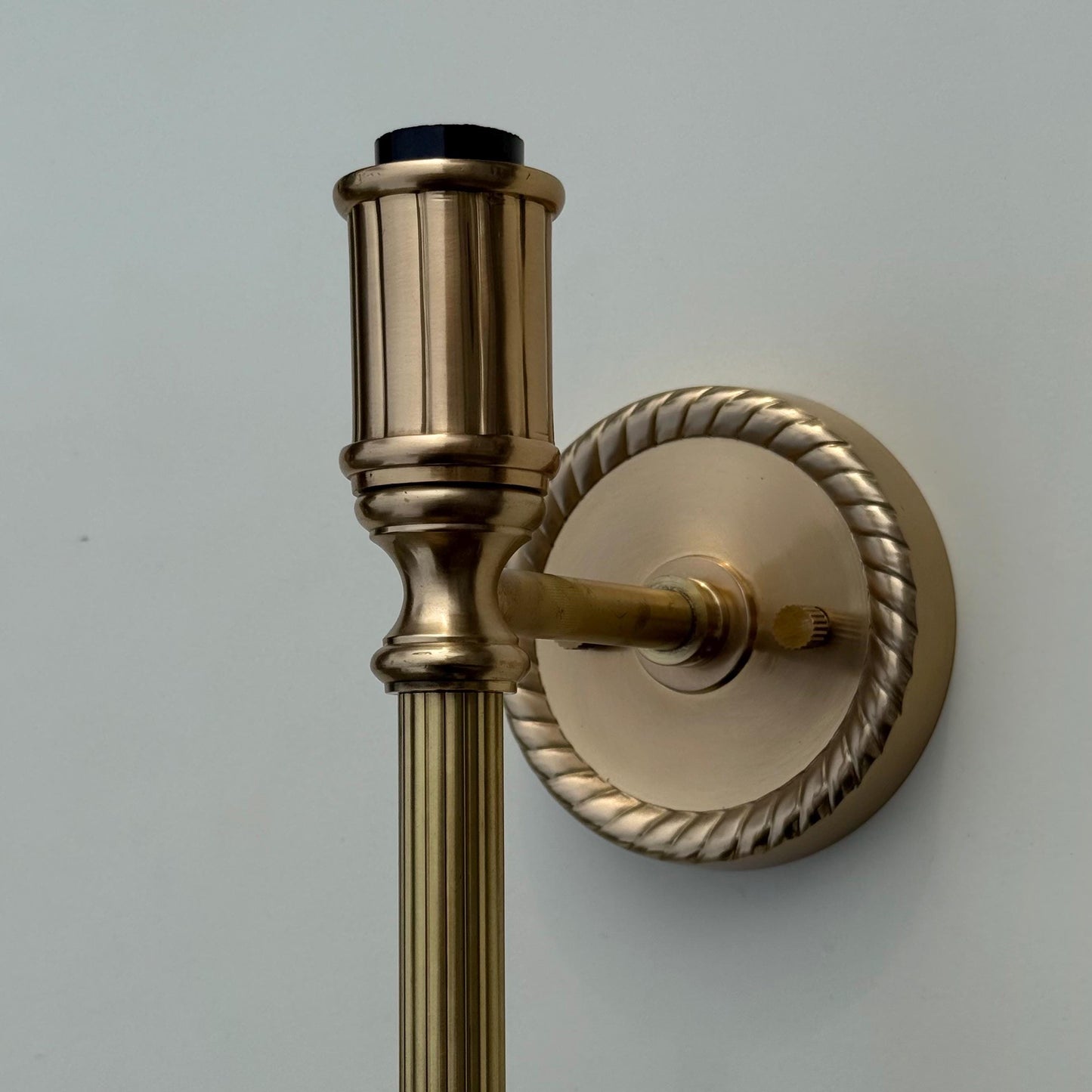 Antique Brass Wall Sconce Industrial Vintage Light | Dining Room