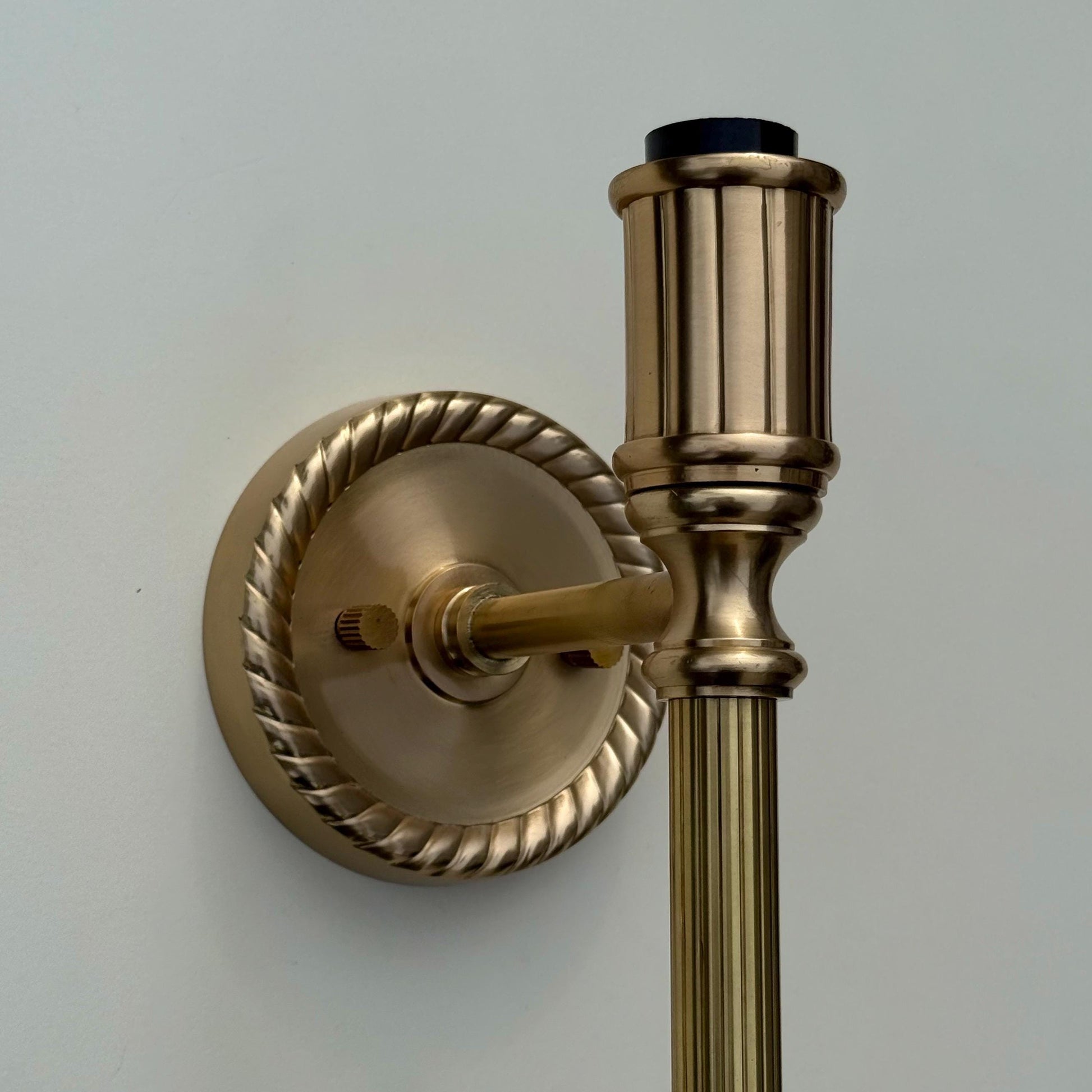 Antique Brass Wall Sconce Industrial Vintage Light | Dining Room