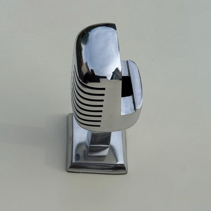 Maxlume - Vintage Microphone Pencil Stand Holder Retro Mic Office Accesories