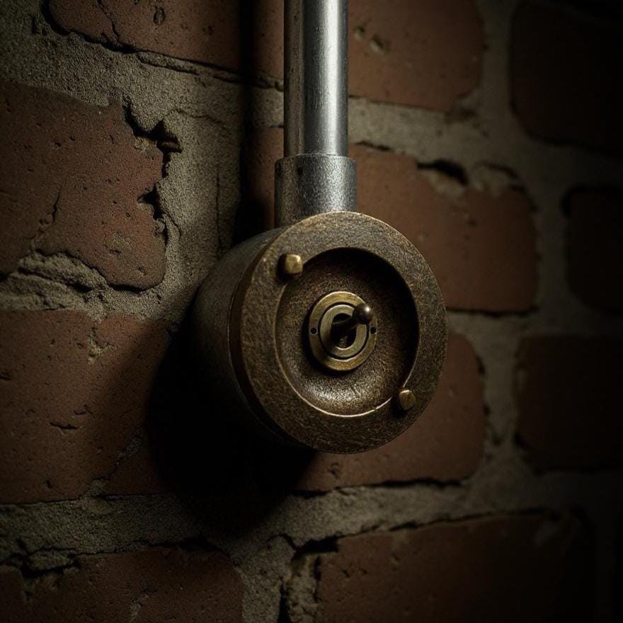 Single Gang Bronze Conduit Metal Light Switch Industrial