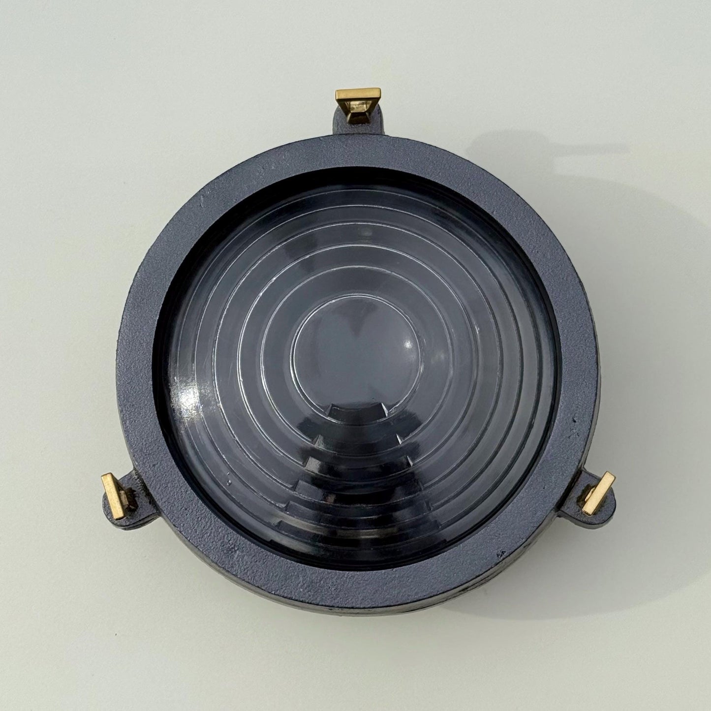Wroxham ~ Solid Cast Pewter Round Bulkhead Industrial Wall Light House | Ceiling Bathroom | Outdoor Garden