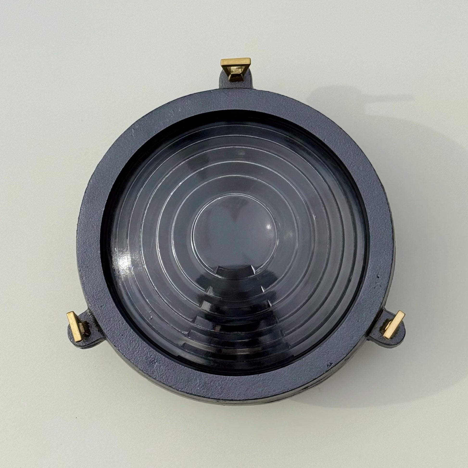 Wroxham ~ Solid Cast Pewter Round Bulkhead Industrial Wall Light House | Ceiling Bathroom | Outdoor Garden
