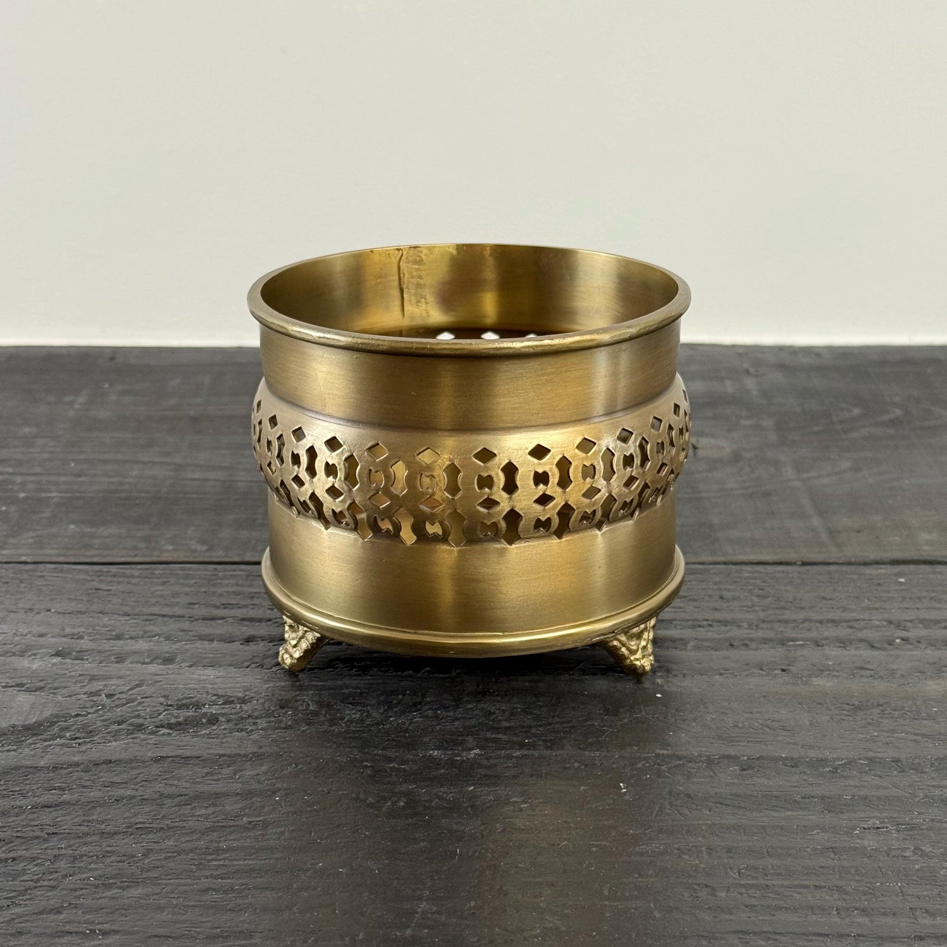 Luxury Vintage Antique Brass Wine Holder Ornante Bottle Stand Barware