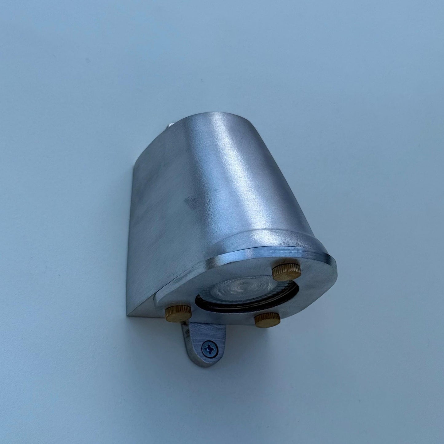 Holt ~ Cast Pewter Outdoor & Bathroom Mast Down Wall Light | 5 Inch
