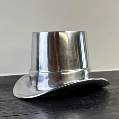 Top Hat ~ Solid Cast Champagne Ice Bucket | Wine Cooler Bath