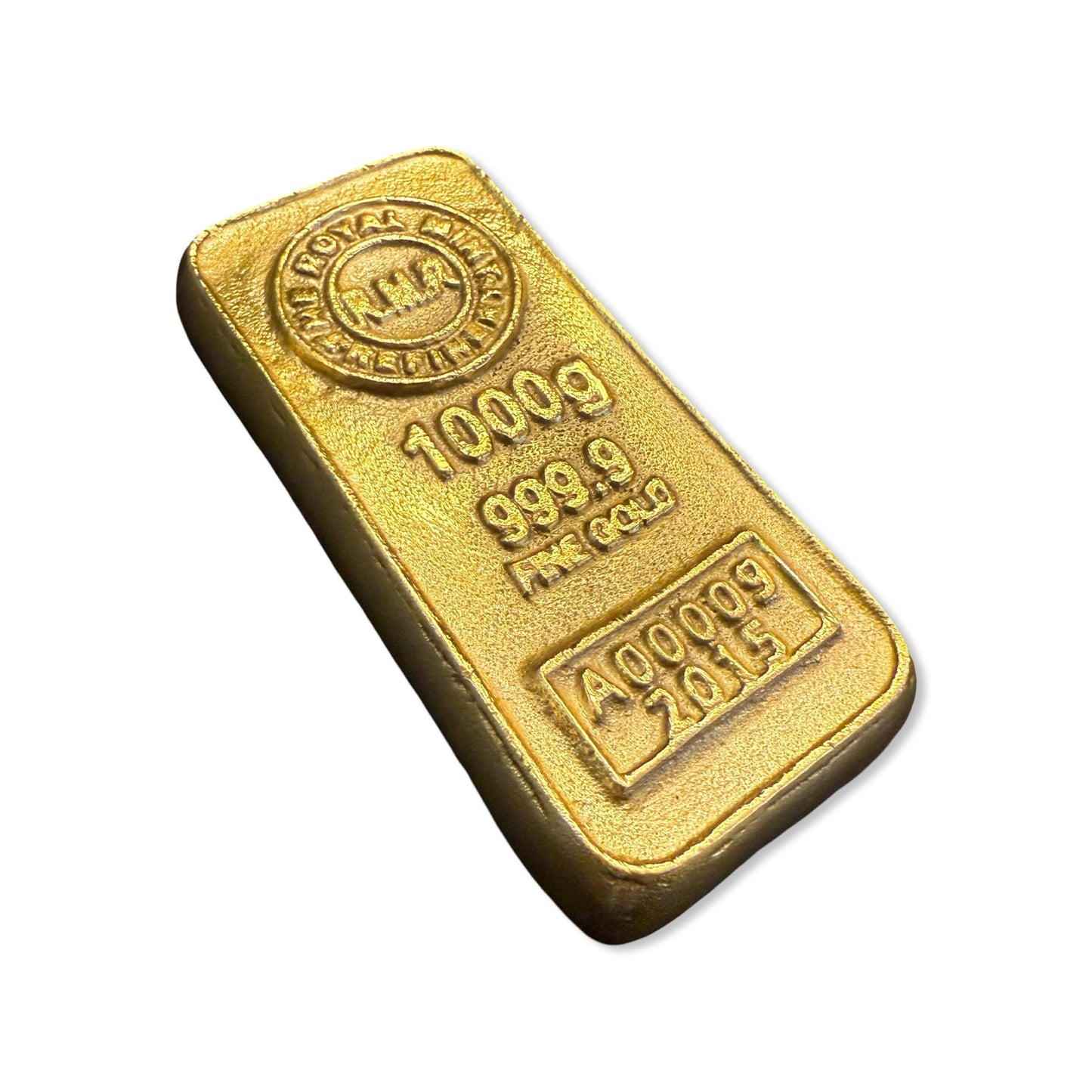 Cast Iron Gold Bar Bullion Paper Weight Door Stop