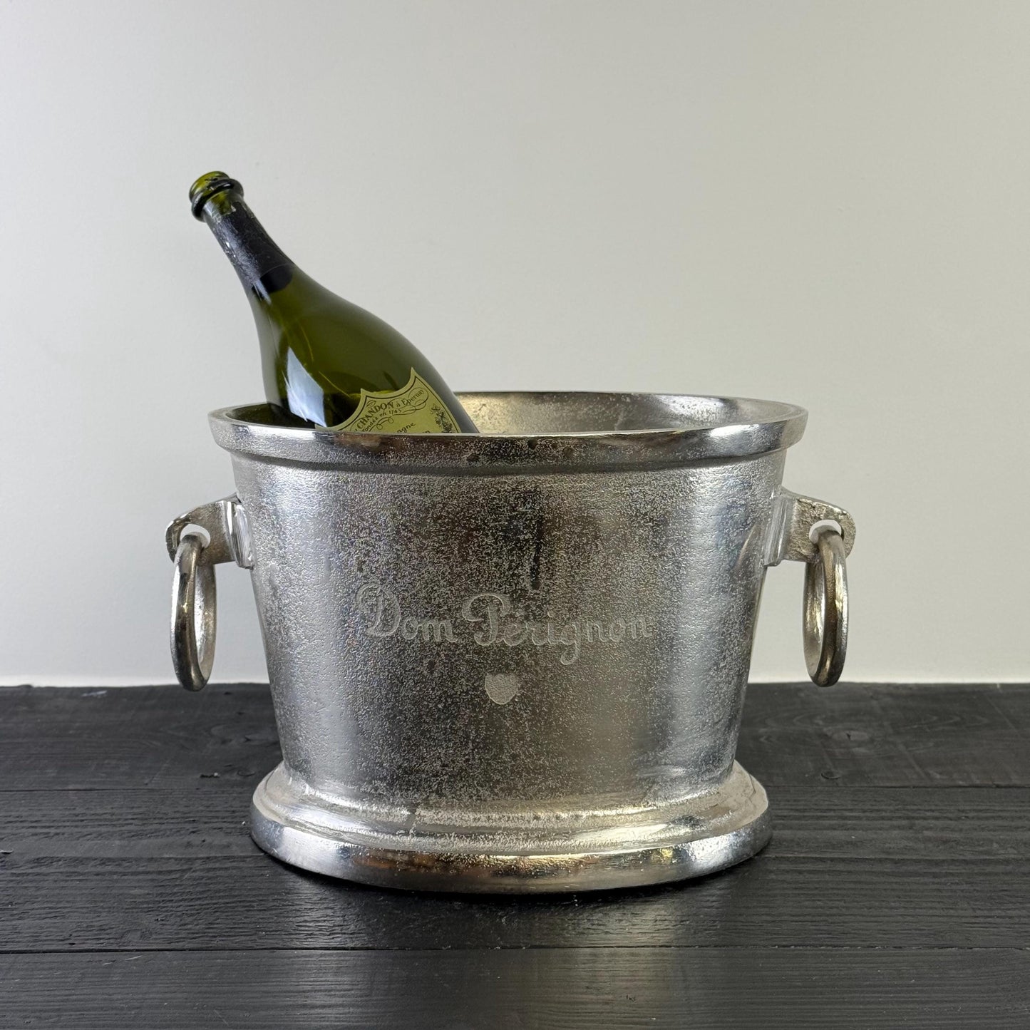Dom Perignon Great Gatsby ~ Solid Cast Engraved Champagne Large Ice Bucket | Wine Cooler Bath