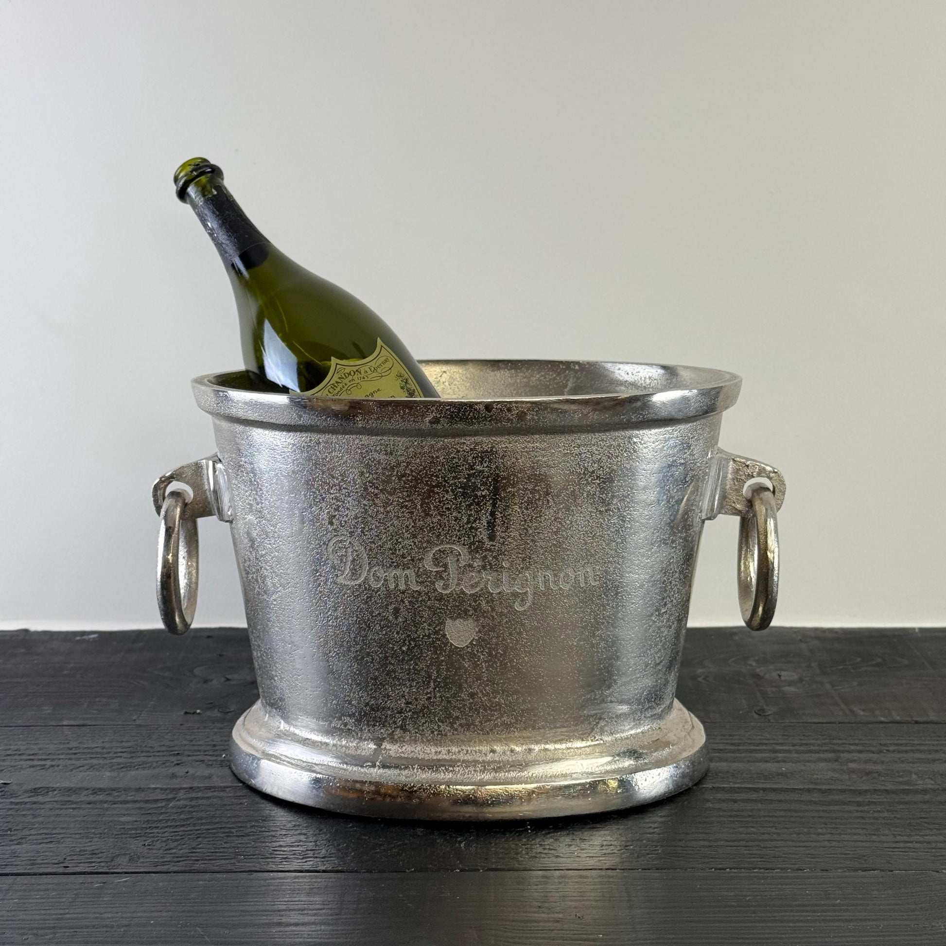 Dom Perignon Great Gatsby ~ Solid Cast Engraved Champagne Large Ice Bucket | Wine Cooler Bath
