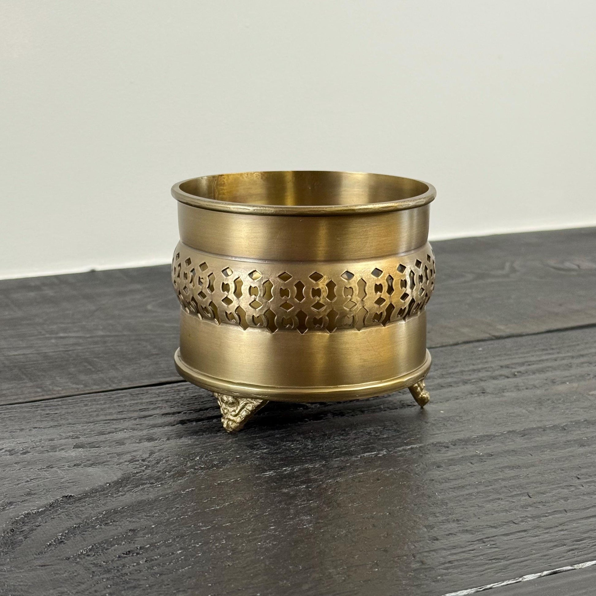 Luxury Vintage Antique Brass Wine Holder Ornante Bottle Stand Barware