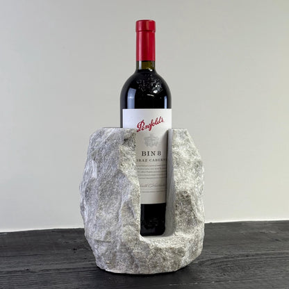 Marble Stone Solid Handcrafted Wine Bottle Holder