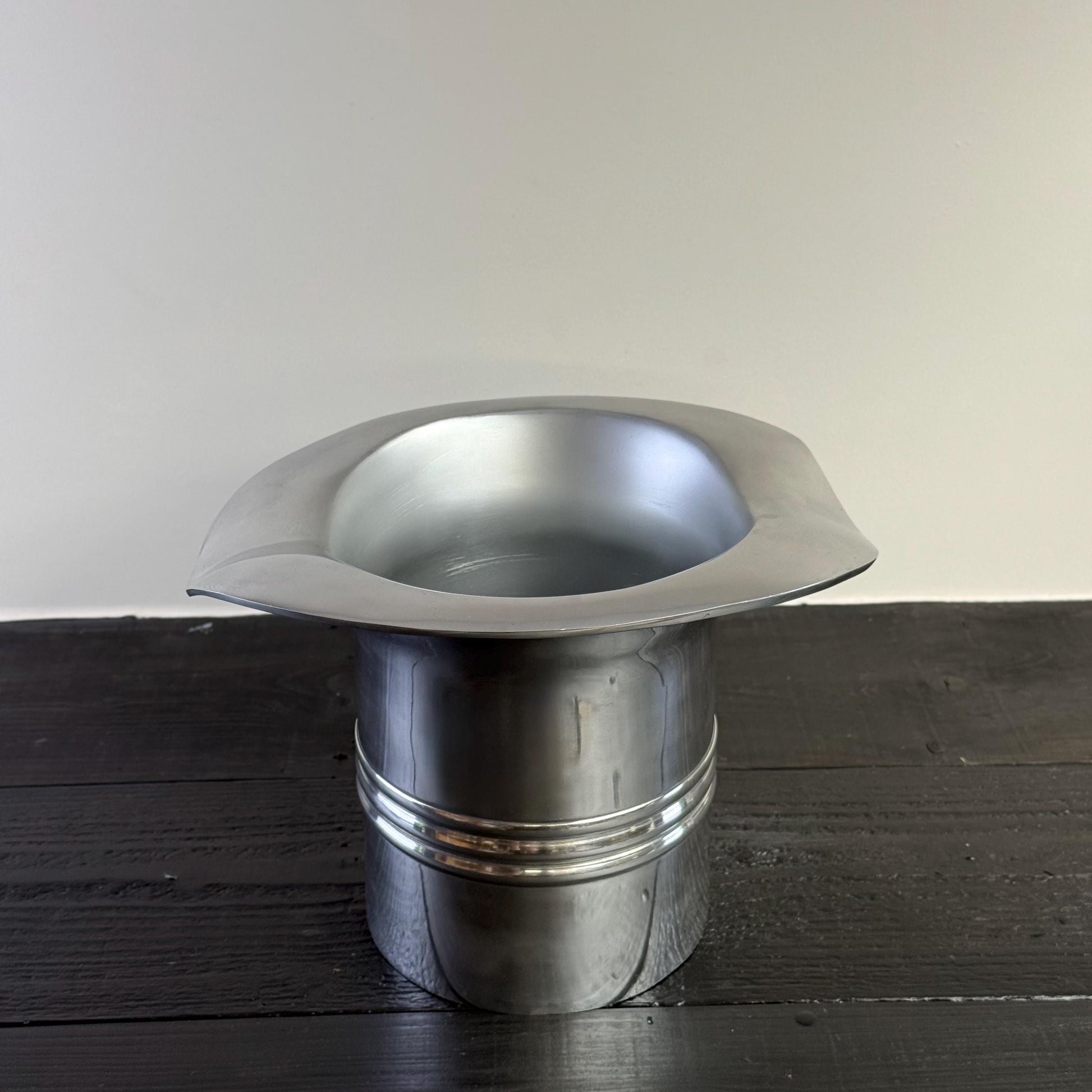 XL Top Hat ~ Solid Cast Engraved Champagne Ice Bucket | Wine Cooler Bath