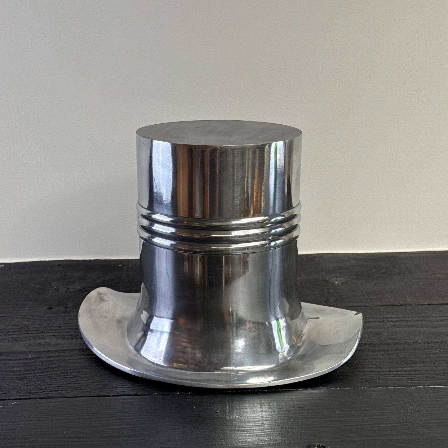 XL Top Hat ~ Solid Cast Engraved Champagne Ice Bucket | Wine Cooler Bath