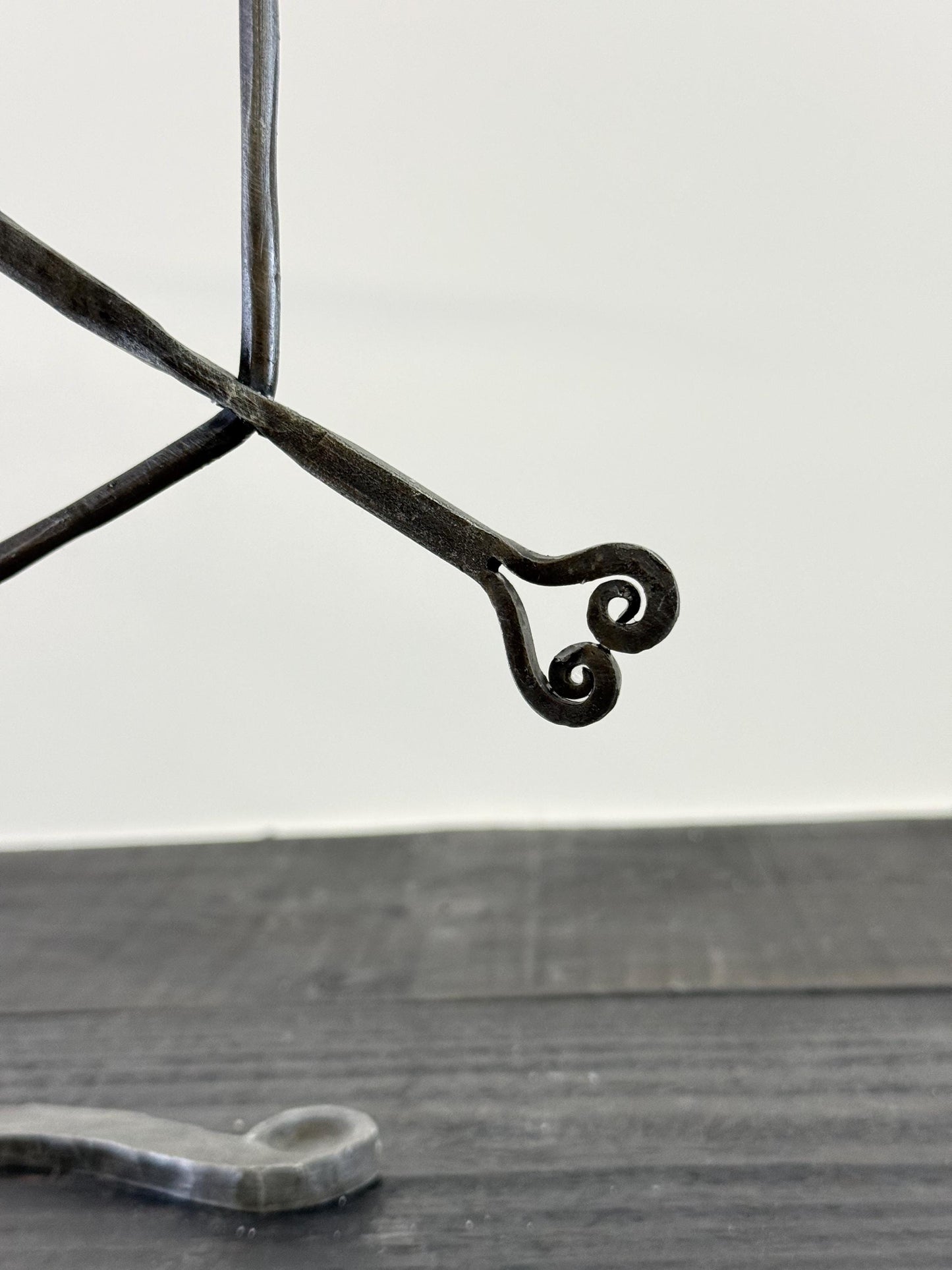 Armillary Arrow Solid Wrought Iron Sculpture