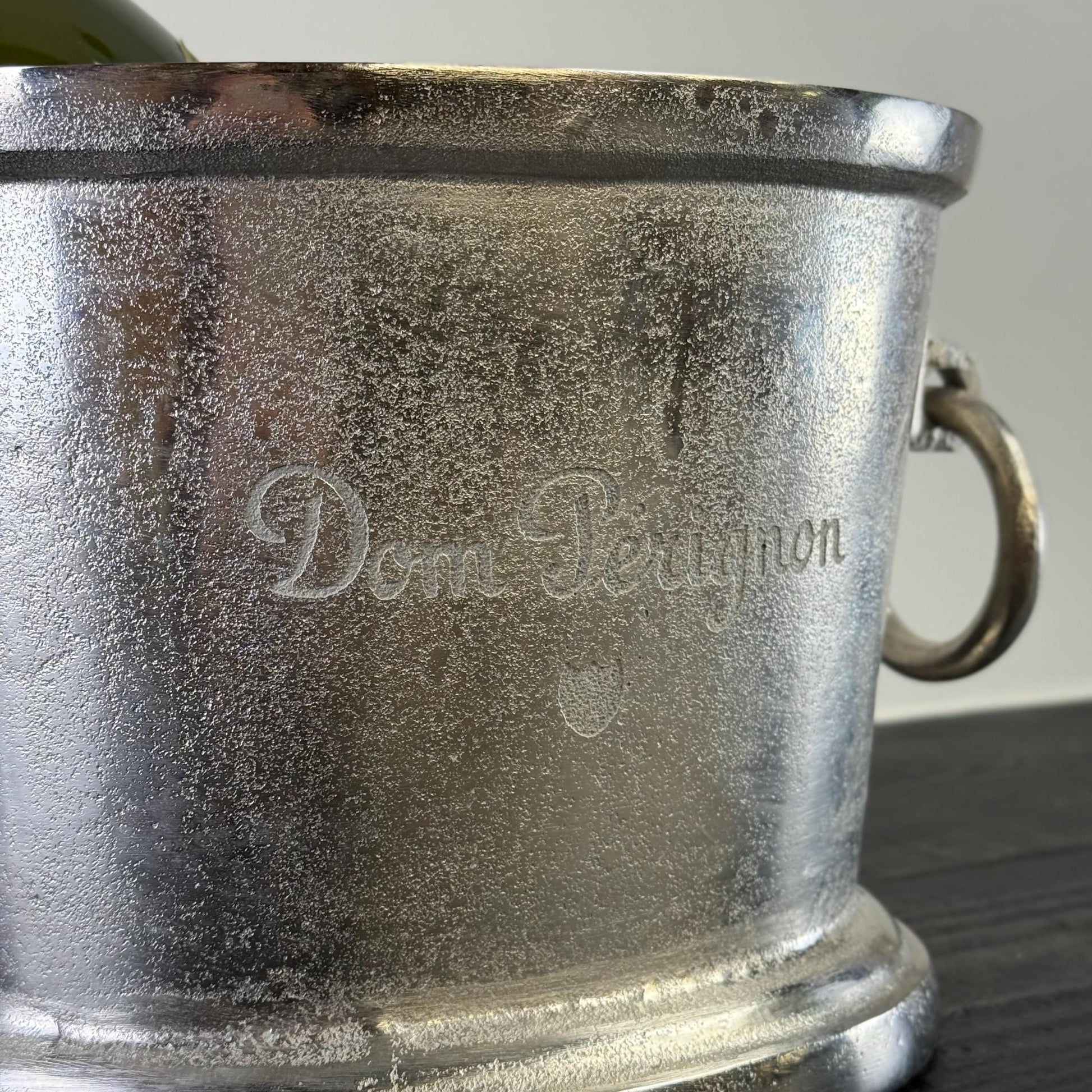 Dom Perignon Great Gatsby ~ Solid Cast Engraved Champagne Large Ice Bucket | Wine Cooler Bath