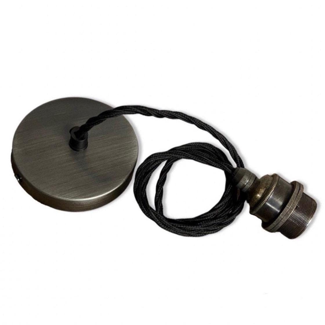 Cawston - Solid Copper Verdigris Patina Slotted Lampshade Pendant Set Light - 11 Inch