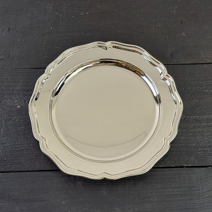 Maxlume ~ Solid Victorian Style Silver Finish Serving Cater Tray Mirror Finish