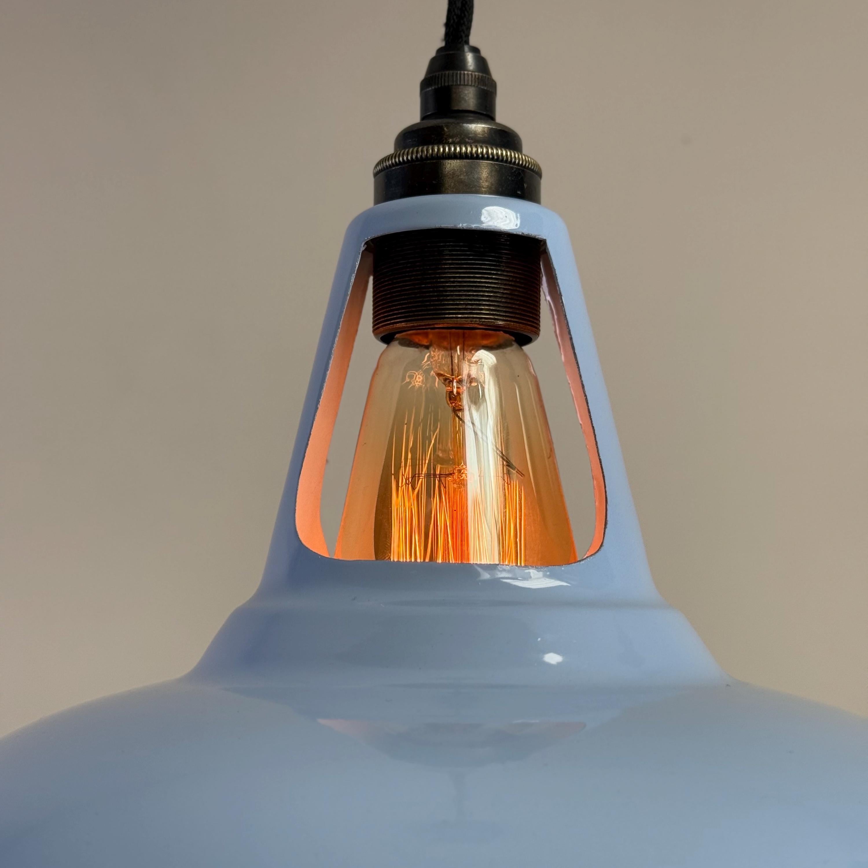 Cawston Cool Blue Coolicon Lampshade Pendant Light *Factory Second