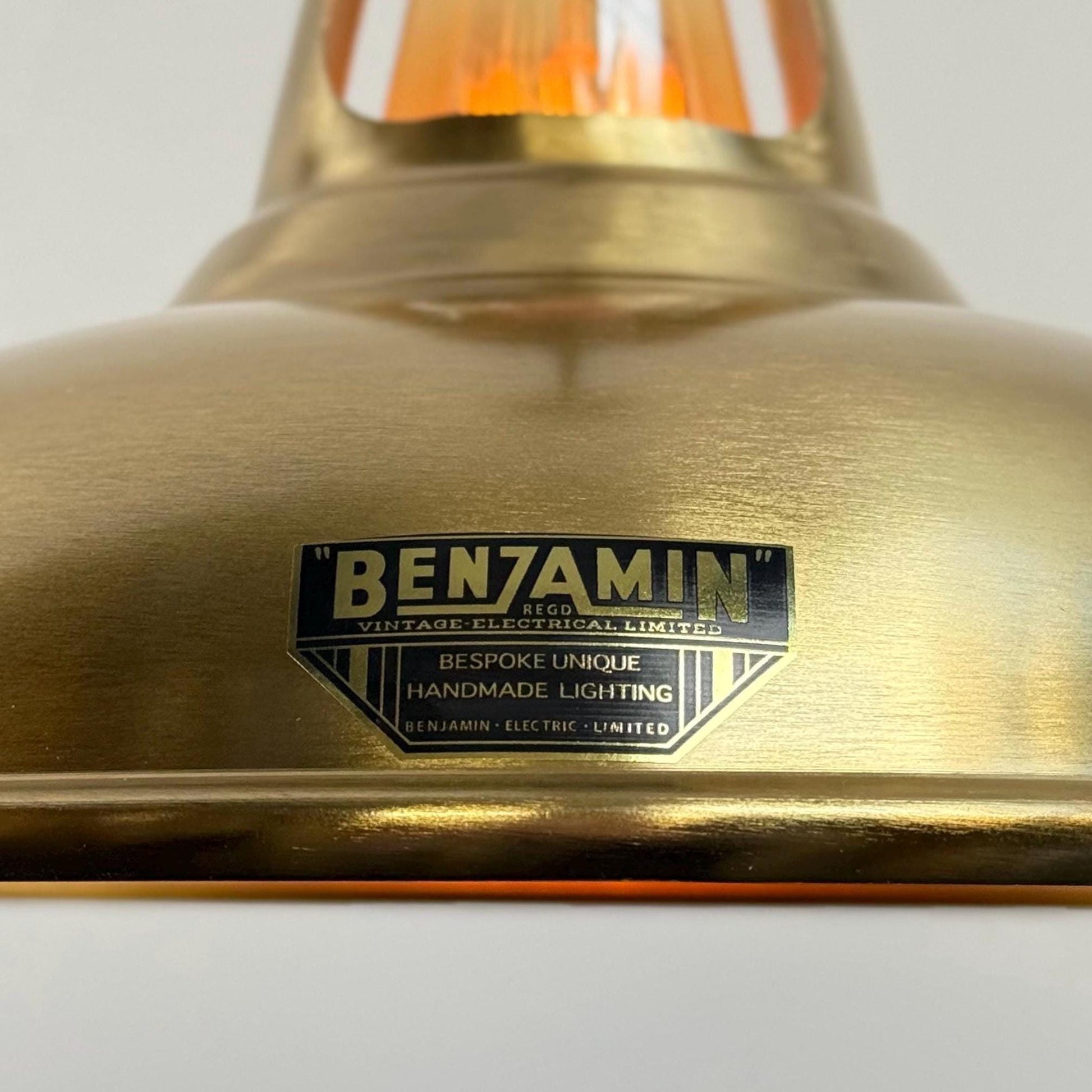 Cawston - Antique Brushed Brass Coolicon Slotted Lampshade Pendant Ceiling Light - 11 Inch