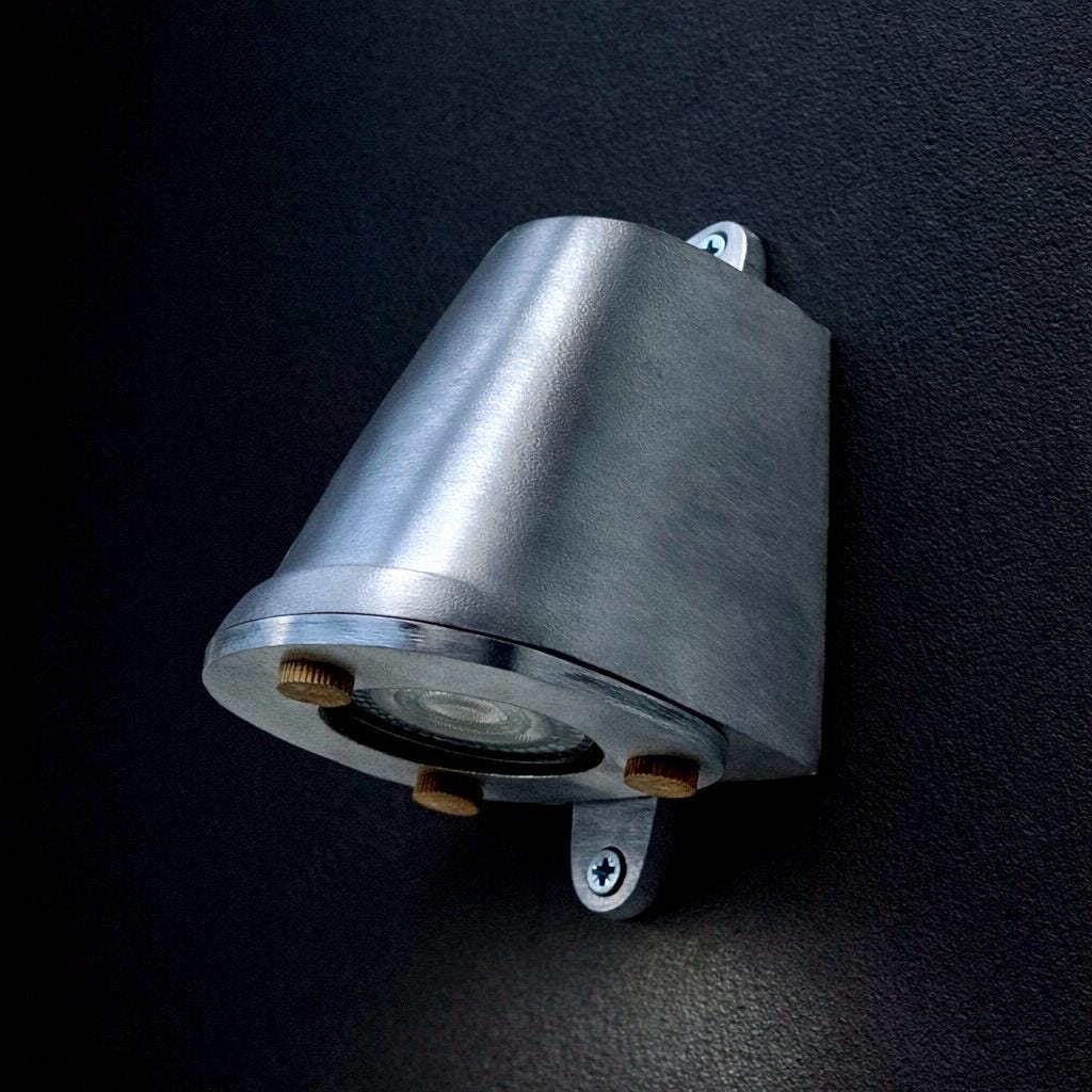 Holt ~ Cast Pewter Outdoor & Bathroom Mast Down Light | 5 Inch