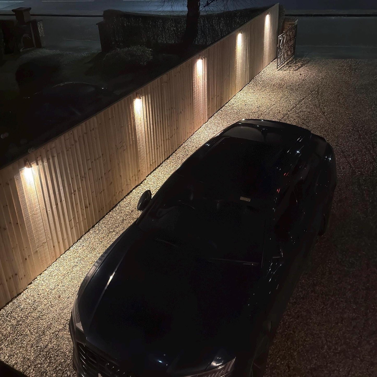 Holt ~ Raw Solid Brass Mast Down Wall Light Mains LED Outdoor & Bathroom