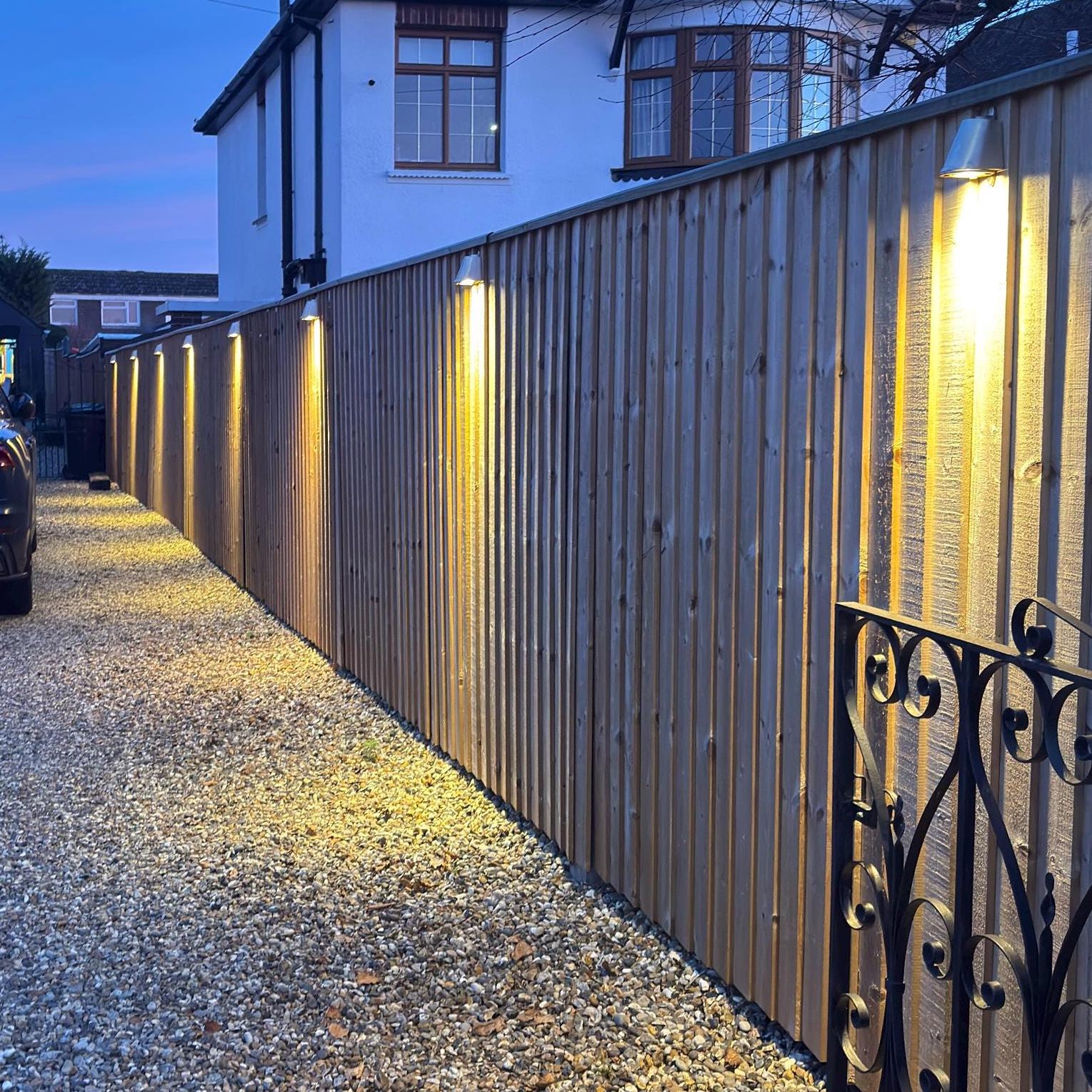 Holt ~ Solid Raw Brass Mast Down Wall Light Outdoor & Bathroom LED Solid Brass | 5 Inch