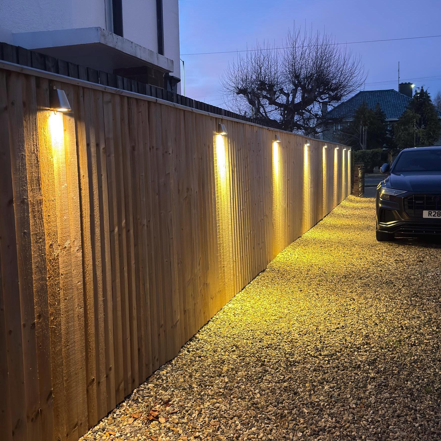 Holt ~ Solid Raw Brass Mast Down Wall Light Outdoor & Bathroom LED Solid Brass | 5 Inch