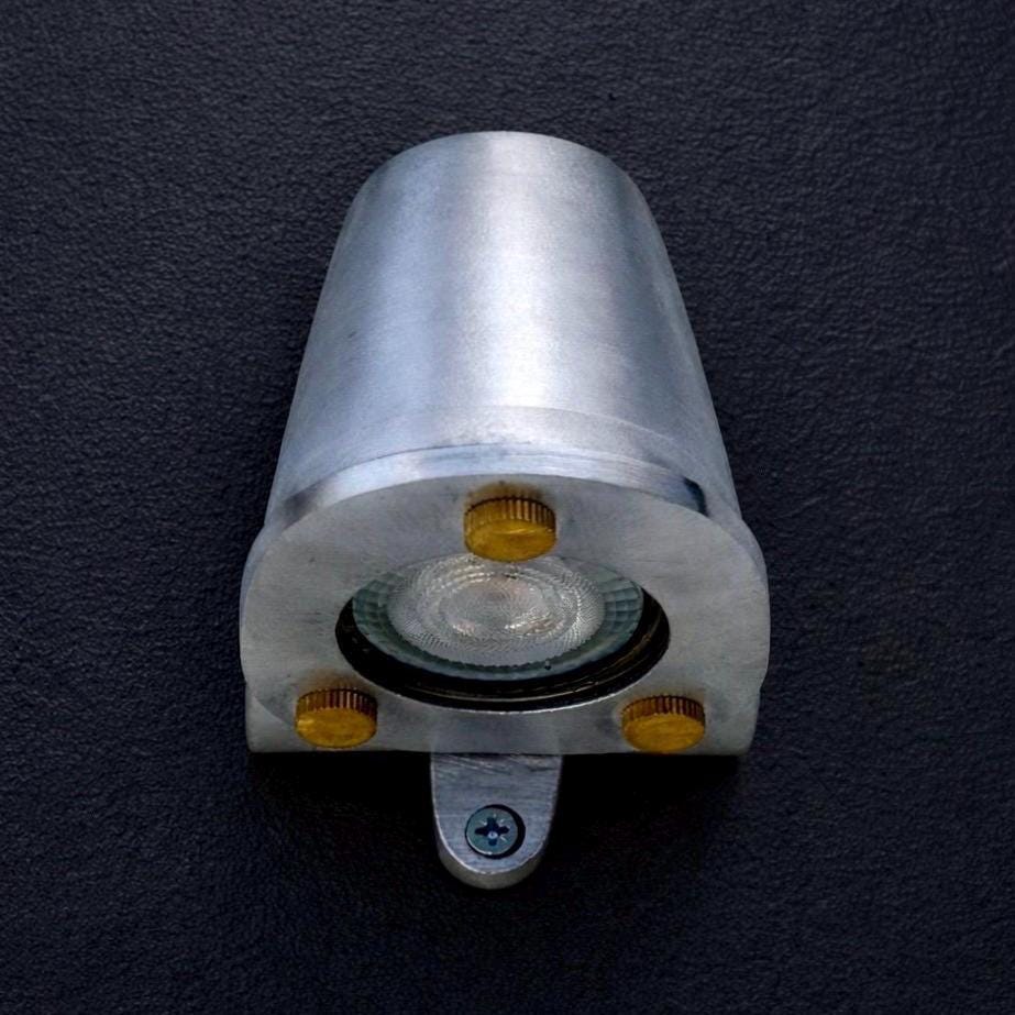 Holt ~ Cast Pewter Outdoor & Bathroom Mast Down Light | 5 Inch