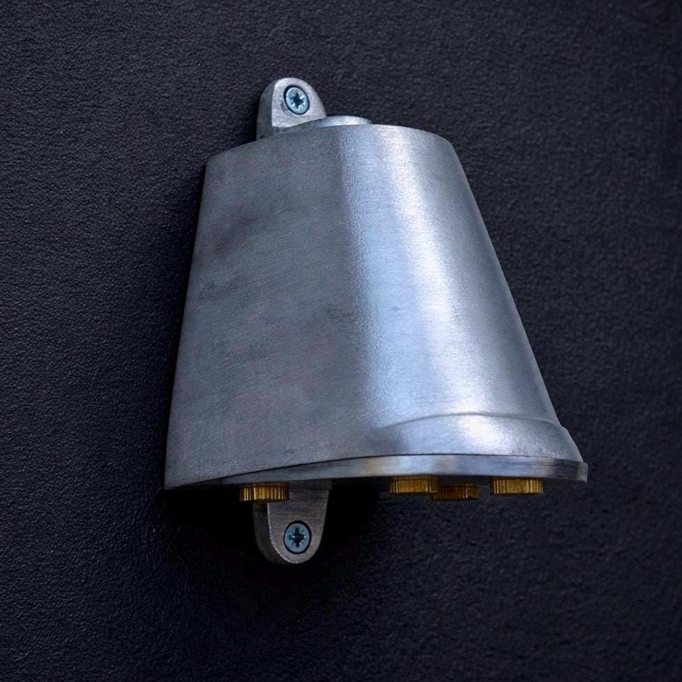 Holt ~ Sandblasted Aluminium Mast Down Light Mains LED Outdoor & Bathroom