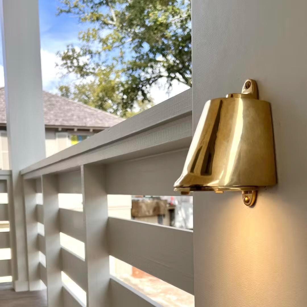 Holt ~ Solid Brass Wall Light ~ Outdoor & Bathroom Mast Down ~ 5 Inch