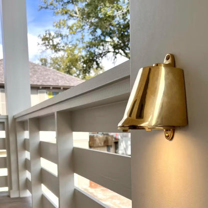 Holt ~ Solid Brass Mast Down Wall Light Mains LED Outdoor & Bathroom