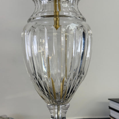 Solid Brass & Glass Table Lamp Vintage Style | Bedroom | Bedside Reading Light