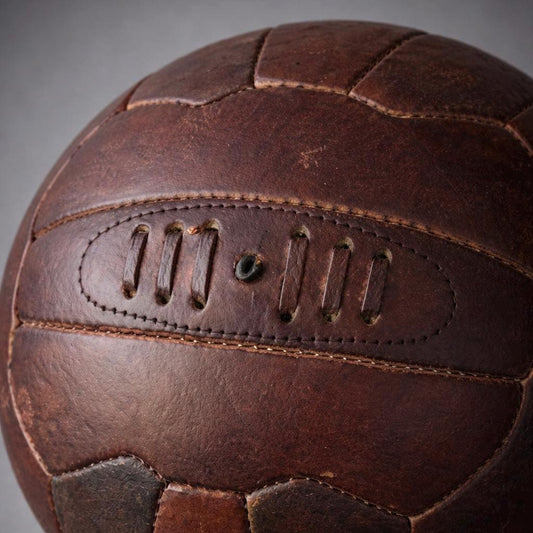 Luxury Vintage Leather Football ~ Decorative Size 5 Ball