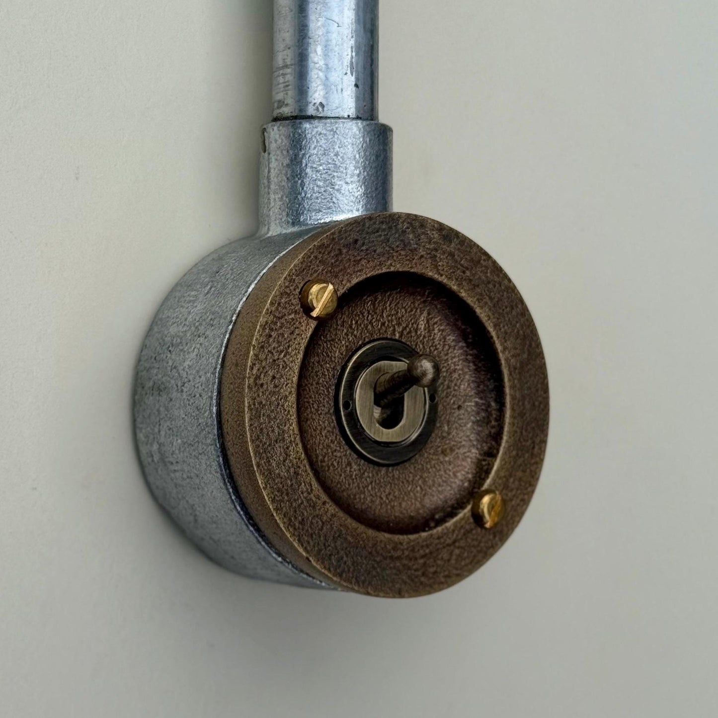 Single Gang Bronze Conduit Metal Light Switch Industrial