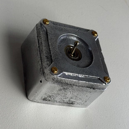 Single Gang 2 Way Conduit Surface Mounting Light Switch Solid Cast Metal Industrial ~ BS EN Approved Vintage Britmac Style