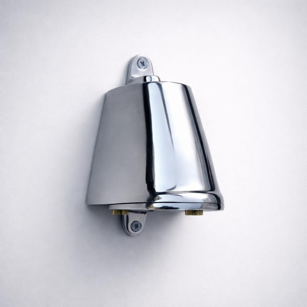 Holt ~ Polished Cast Aluminium Mast Down Light Nautical Wall Sconce Wall