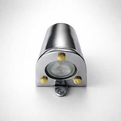 Holt ~ Polished Cast Aluminium Mast Down Light Nautical Wall Sconce Wall