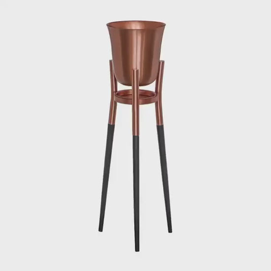 Rocket Champagne & Wine Cooler Brushed Copper ~ Floor Standing Ice Bucket