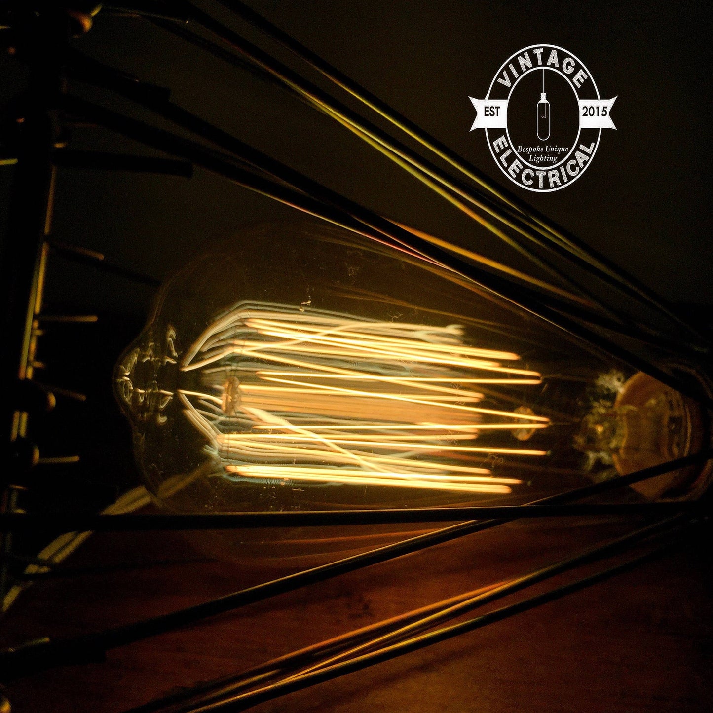 40W Edison Screw Filament Lamp | *Straight Valve* Dimmable Tube E27 Bulb 220v-240v
