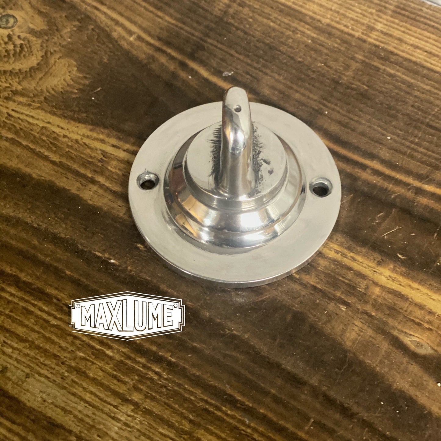 Holkham ~ Solid Industrial Hook | Ceiling Hanging Light | Vintage Brass Copper Black White Metal | Plant Hanger