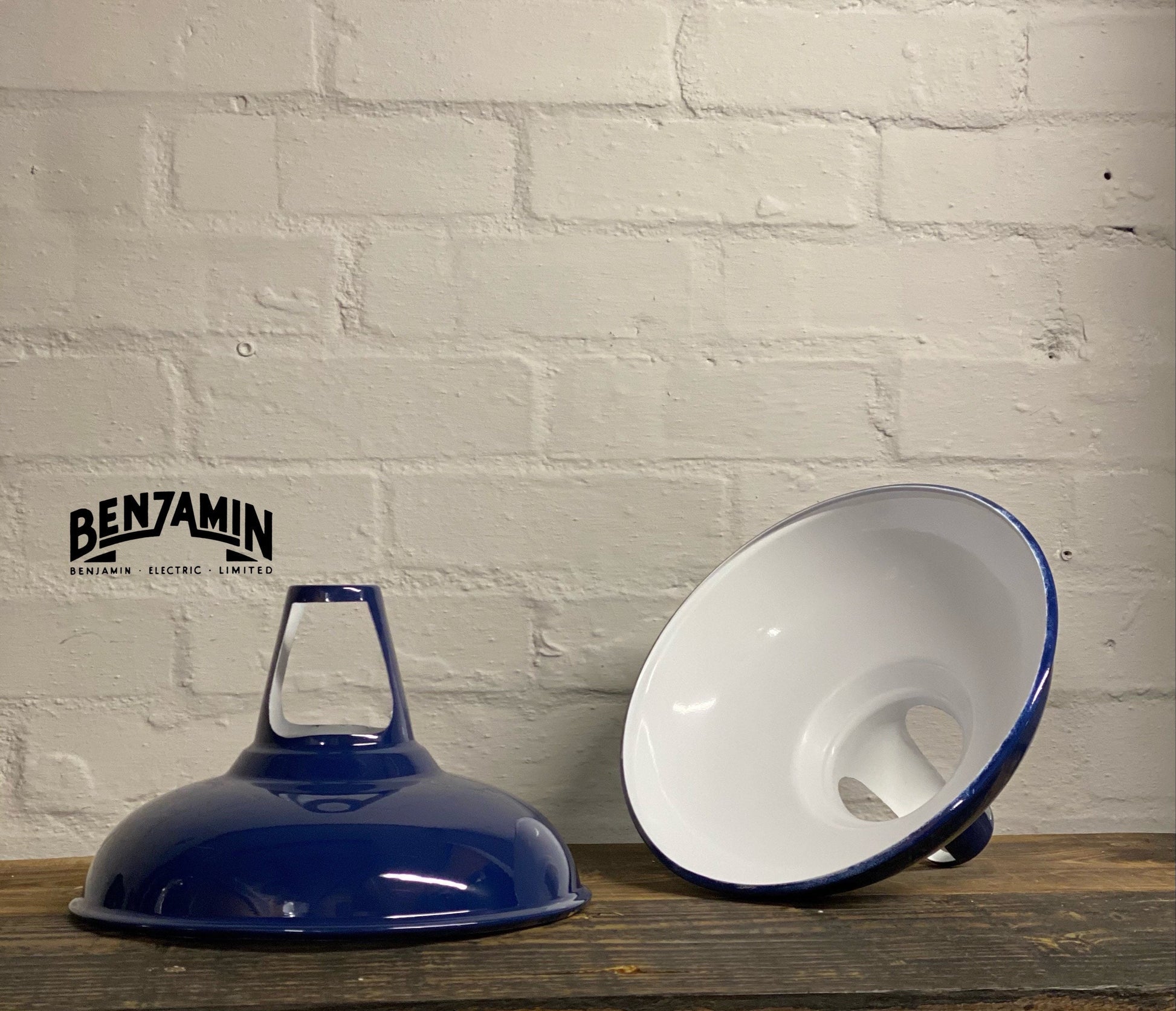 Cawston ~ Navy Blue Solid Shade Slotted Design Pendant Set Light | Ceiling Dining Room | Kitchen Table | Vintage Filament Bulb 11 Inch
