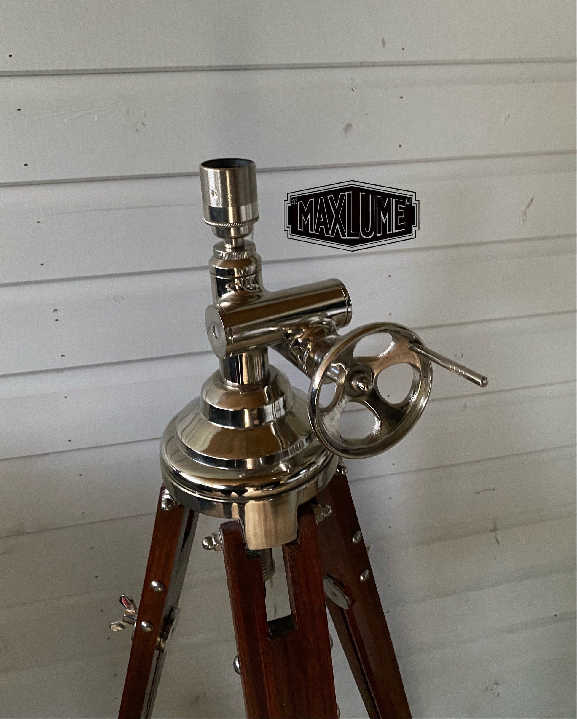 Maxlume ~ Royal Marine Designer Tripod Search Light Luxury Light Living Room Vintage