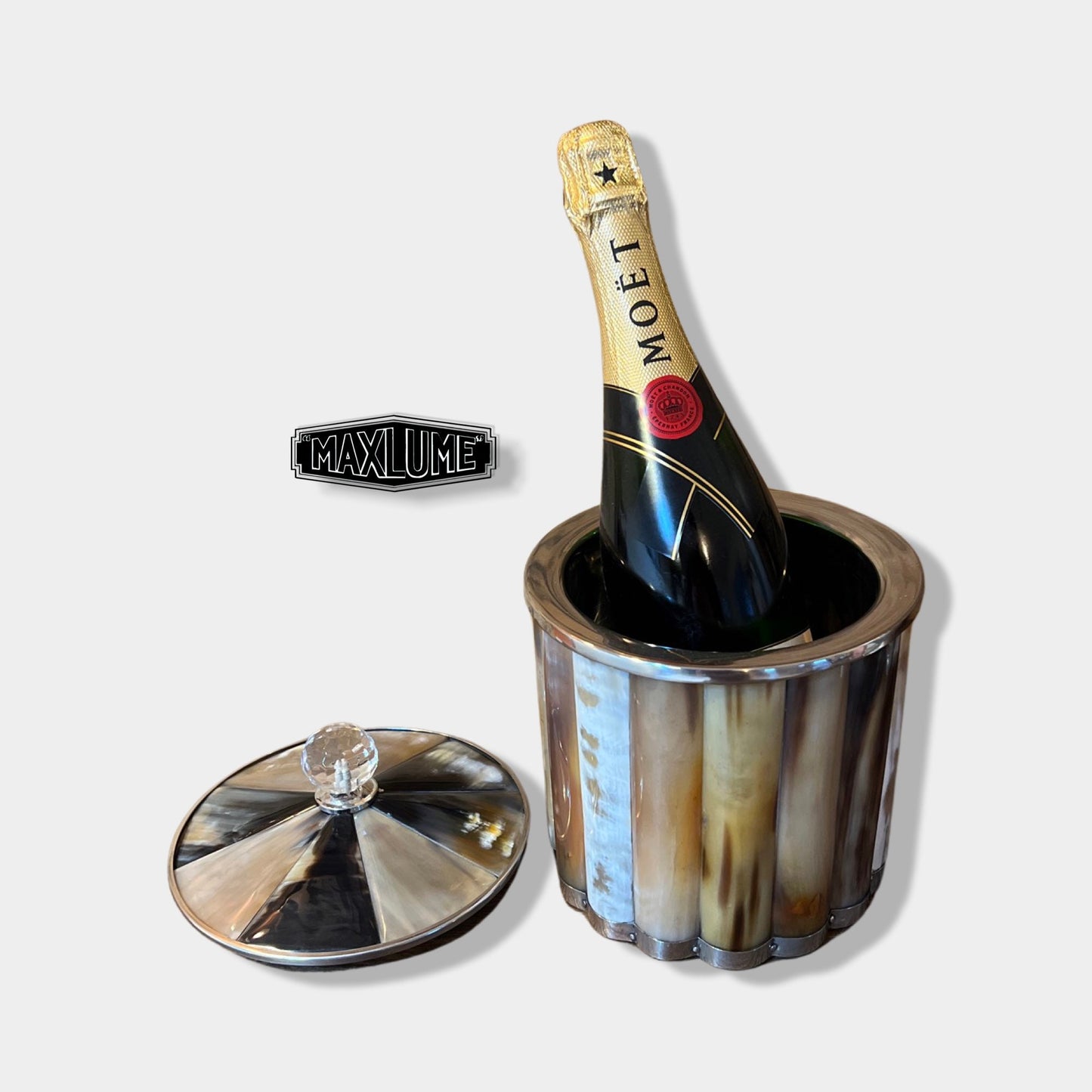 Maxlume ~ Solid Champagne Ice Bucket | Wine Cooler