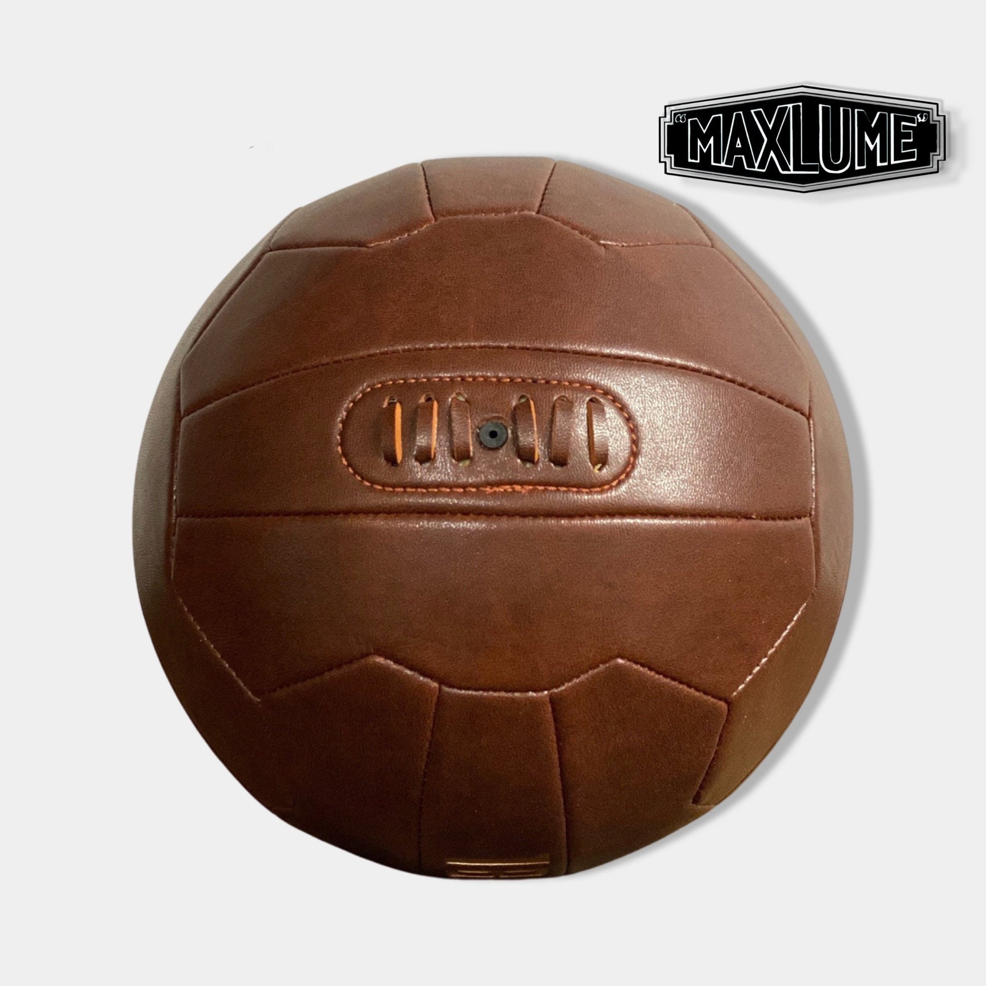 Vintage Brown Football | Leather Style | Retro Birthday Gift idea **damaged box**