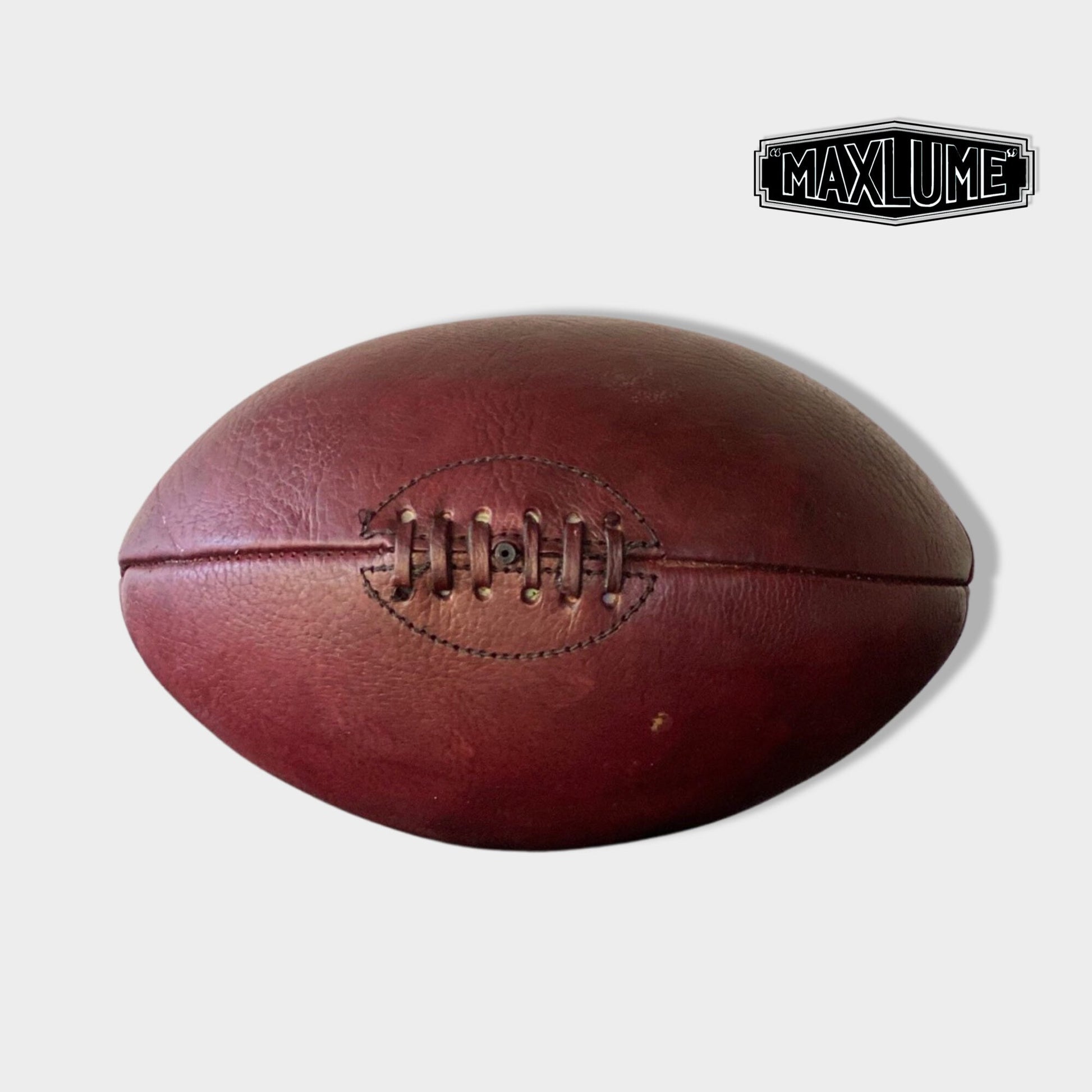 Genuine Leather Vintage Brown Rugby Ball | Retro Birthday Gift idea