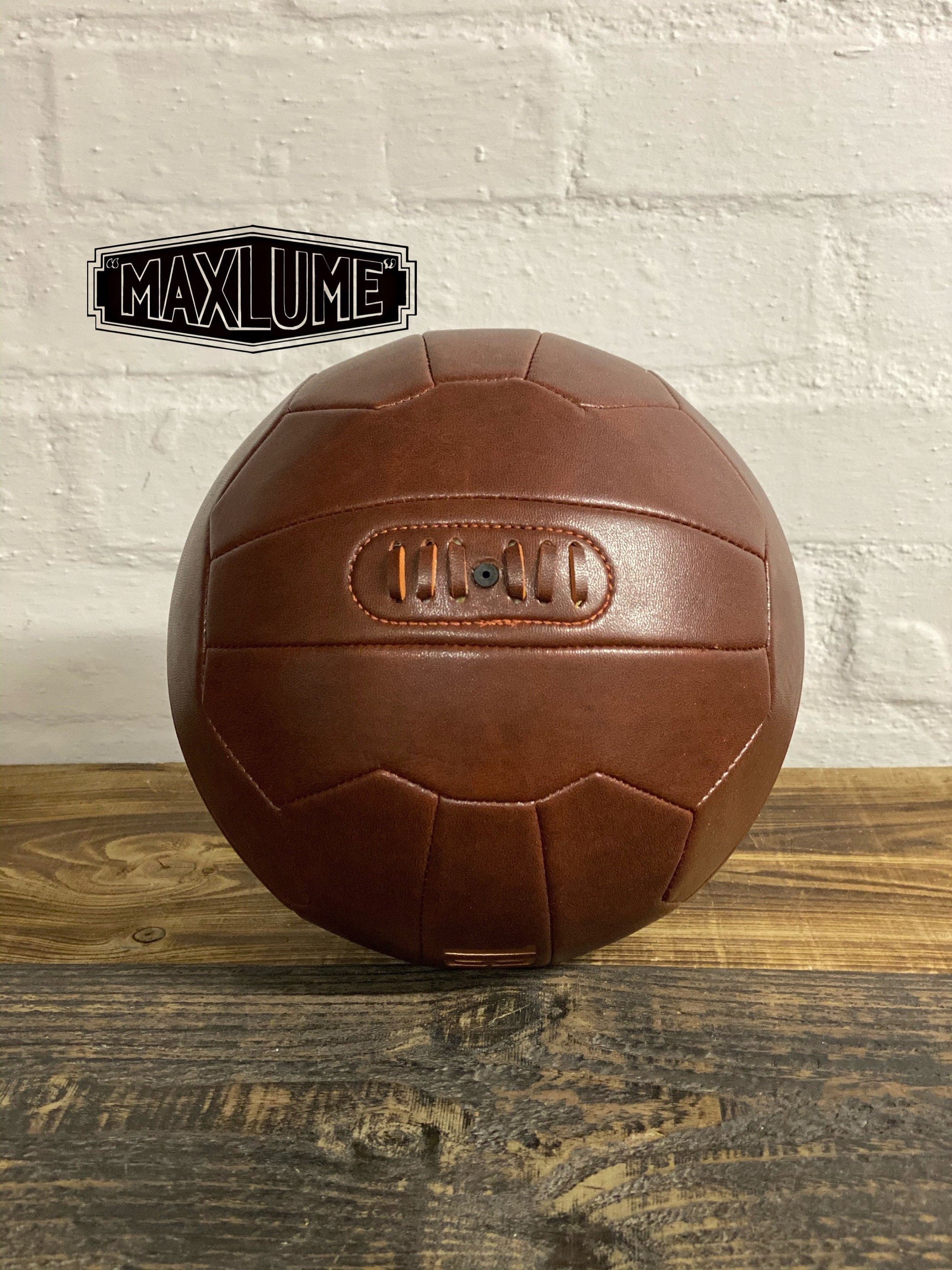 Vintage Brown Football | Leather Style | Retro Birthday Gift idea **damaged box**